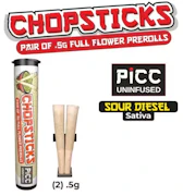 Picc - Chopsticks - Sour Diesel - 2-Pack Prerolls