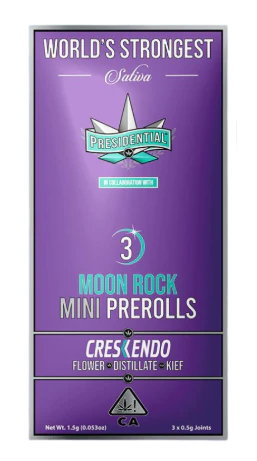 Presidential - Presidential x THC Design - Moon Rock - Crescendo - Infused Preroll - 3pk - 1.5g Main Image