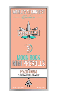 Presidential - Presidential - Moon Rock - Peach Mango - Infused Preroll - 3pk - 1.5g Main Image