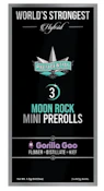 Presidential - Moon Rock - Gorilla Goo - Infused Preroll - 3pk - 1.5g