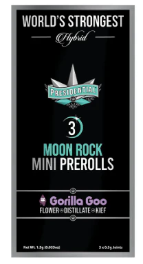 Presidential - Presidential - Moon Rock - Gorilla Goo - Infused Preroll - 3pk - 1.5g Main Image