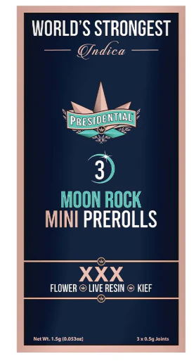 Presidential - Presidential - Moon Rock - XXX - Infused Prerolls - 3pck - 1.5g Main Image