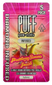 Puff - Triple Infused- Strawberry Banana Smash - Infused Preroll - 5pk - 2.5G