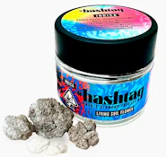 Blueberry Kush x Purple Kush - 3.5g Hash & Diamond Infused Flower (Hashtag)