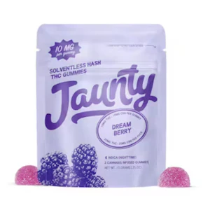 Jaunty | Edibles | Gummies | Hash Infused - Dreamberry | 20mg