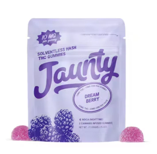 Jaunty - Jaunty | Edibles | Gummies | Hash Infused - Dreamberry | 20mg Main Image