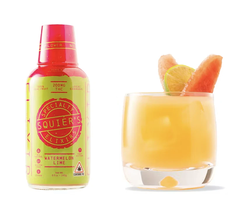 Squier's Specialty Edibles - 200mg Drink | Watermelon Limeade | Hash Rosin Main Image