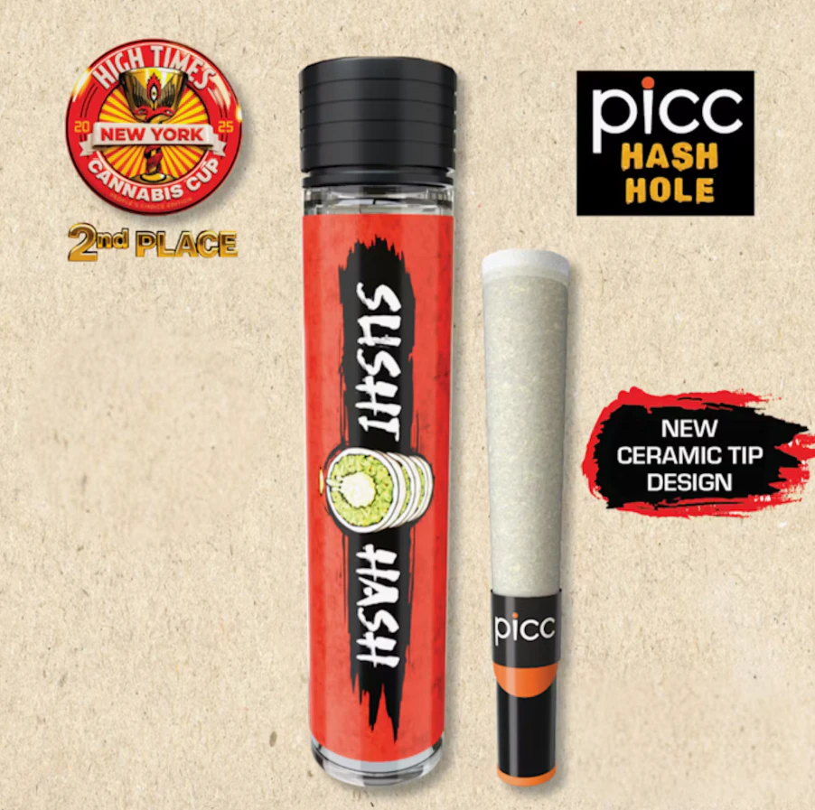 PICC - PICC Sushi Hash- Cherry Pop Flower x Laundry List Hash Rosin- 1g Hash Hole Main Image