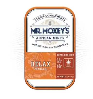 Mr. Moxey's - Mr. Moxey's | Mints | Relax | Vanilla | 3:1 | 100mg | 20 pk Main Image