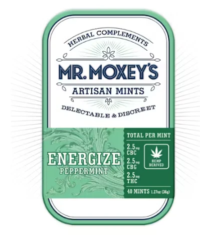 Mr. Moxey's - Mr. Moxey's | Mints | Energize | Peppermint | 1:1:1 | 100mg | 20 pk Main Image