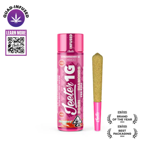 Jeeter - Strawberry SC - 1g Infused Joint (Jeeter) Main Image