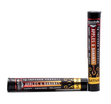 GoodLyfe - Apples & Bananas - 1G Infused Preroll Main Image