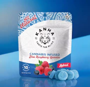 KANHA 100mg Hybrid Blue Raspberry Gummies