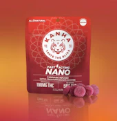 KANHA 100mg NANO Sativa Cran-Pomegranate Punch Gummies