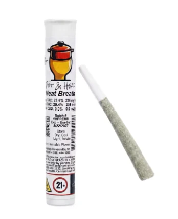 Pot & Head - Meatbreath 1g Preroll - Hybrid | Pot & Head Main Image