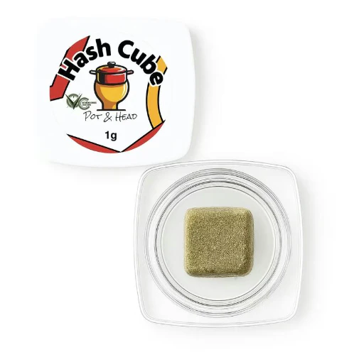 Pot & Head - Sour Diesel 1g Hash Cube - Sativa | Pot & Head Main Image
