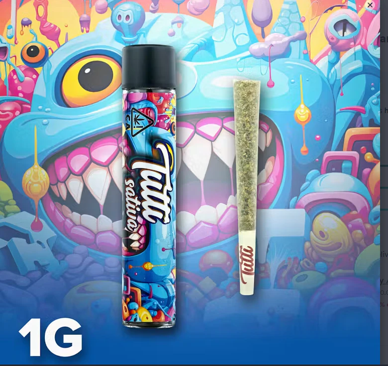 Tutti - [Tutti] Infused Preroll - 1g - Platnium Cookies (S) Main Image
