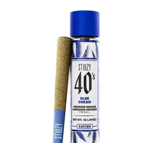 STIIIZY - Blue Dream - Sativa | 40's Infused PreRoll 1.0g | STIIIZY  -JJ3 BACK