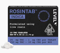 LEVEL 250mg Indica Rosintab 10PK