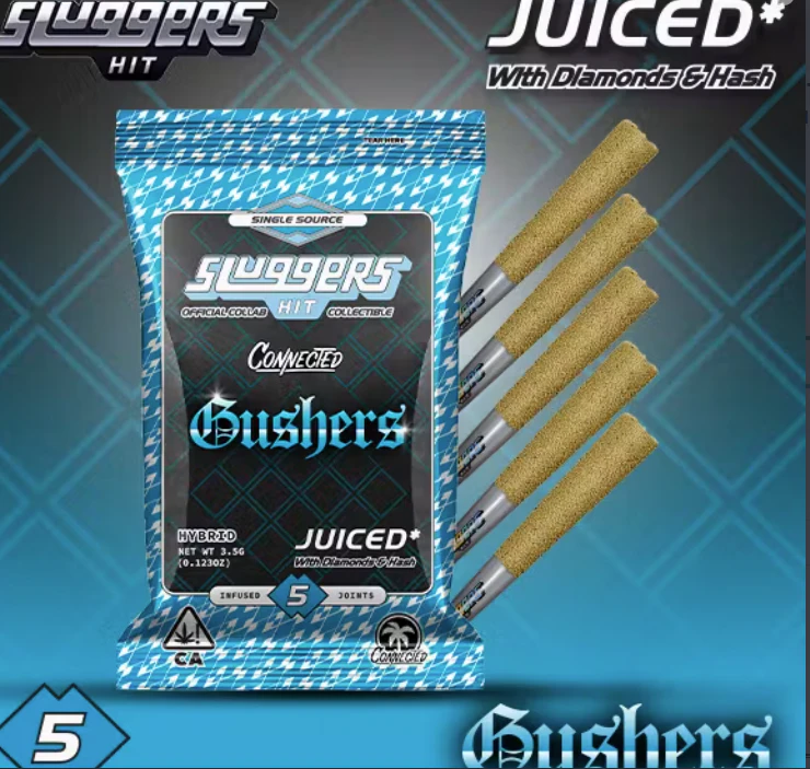 Sluggers - [Sluggers] Infused Pre-roll 5 Pack - 3.5g - Gushers (H) Main Image