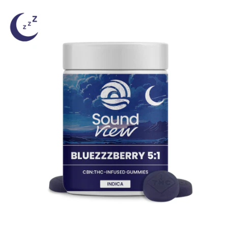 SoundView - BlueZZZberry 5:1 CBN Gummies (I) 00313 Main Image