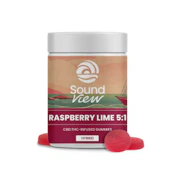 Raspberry Lime 5:1 CBD Gummies (H) 00287