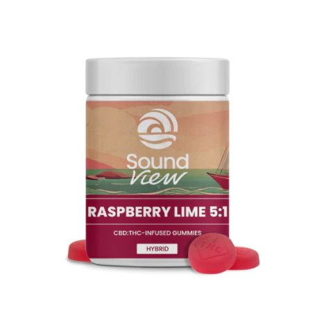 SoundView - Raspberry Lime 5:1 CBD Gummies (H) 00287 Main Image