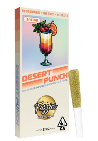 Fuzzies - Fuzzies - Desert Punch - Infused Prerolls - 5pk - 2.5g Main Image