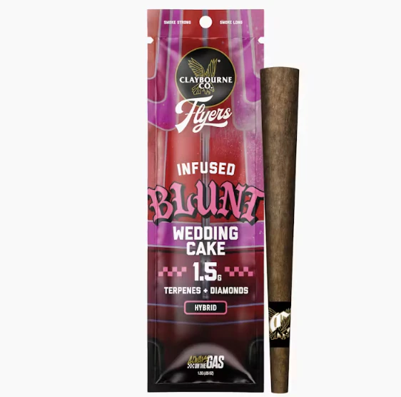 Claybourne Co. - Claybourne Co. Flyers | Wedding Cake | Infused Blunt | 1.5g indica Main Image
