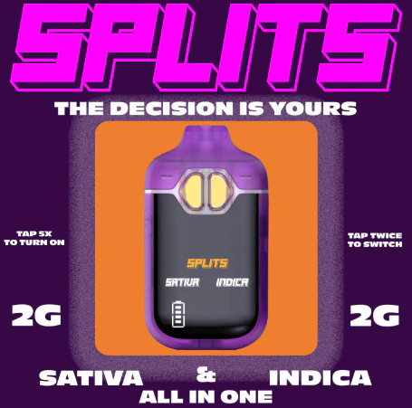 SPLITS - Splits Joocy Fruit x Cherry Chiller 2g Dual Chamber (S+I) 41799+41800 Main Image