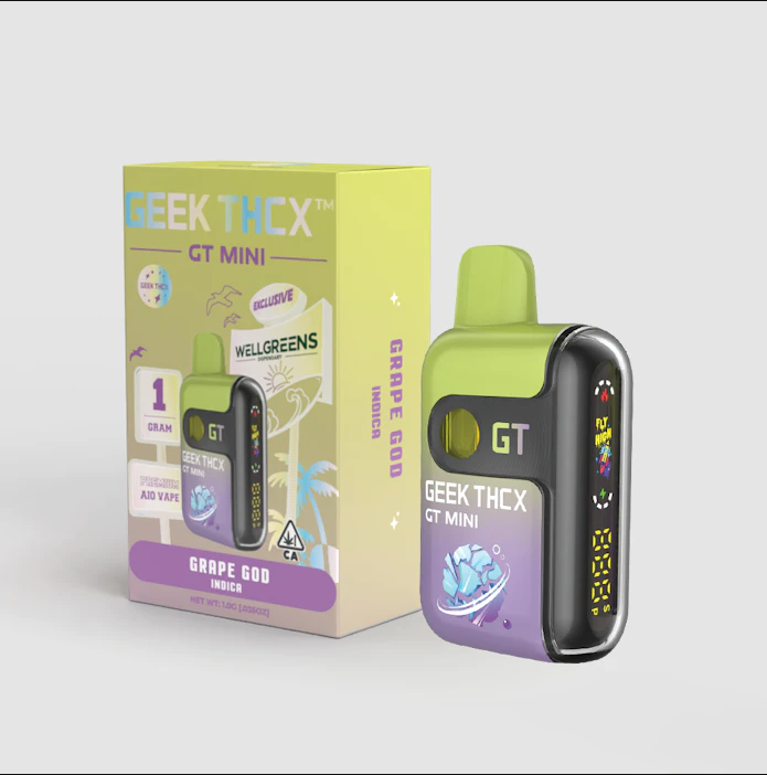GEEK BAR THCX - GEEK THCX wellgreens All-in-one - Grape God (I) Main Image