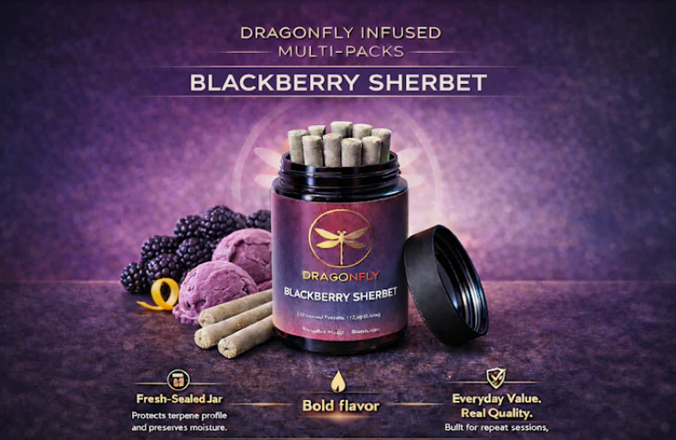 Dragonfly - Dragonfly - Blackberry Sherbet - 10pk Infused Main Image