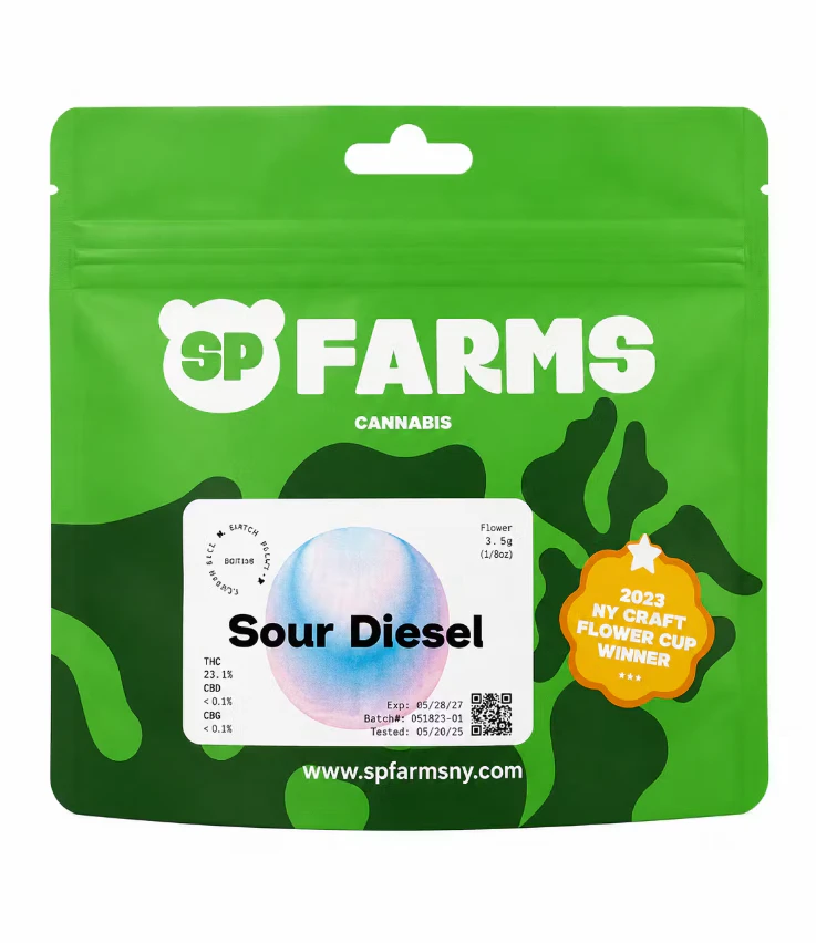 SP Farms - SP Farms- Sour Diesel- 3.5g Flower Main Image