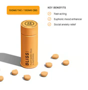 1906 - Bliss - 20-Pack Tin (Pills) 1:1 THC:CBD
