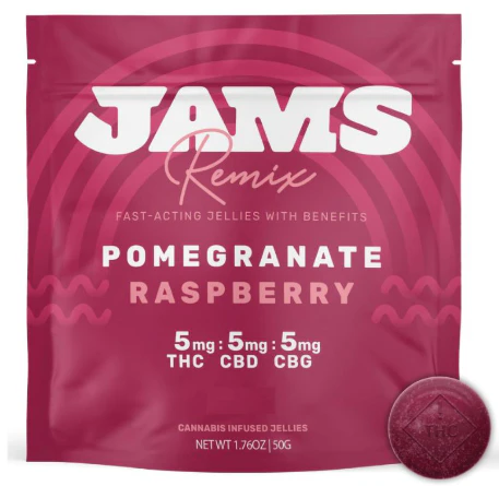 JAMS - JAMS Remix Fast Acting Ratio Jellies Raspberry Pomegranate (H) 01786 Main Image