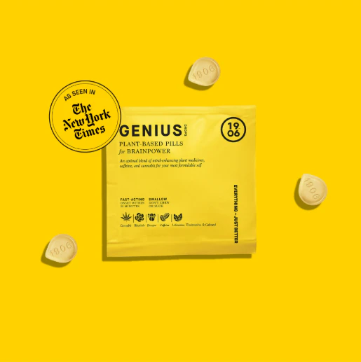 1906 - 1906 - Genius - 4-Pack Pouch (Pills) 1:1:1 THC:CBD:CBG Main Image