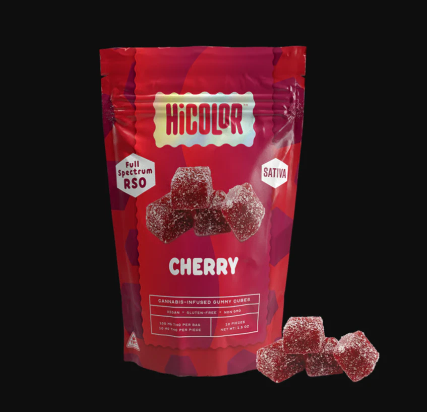 HiCOLOR - HiColor- RSO Gummies- Cherry 10pk Main Image