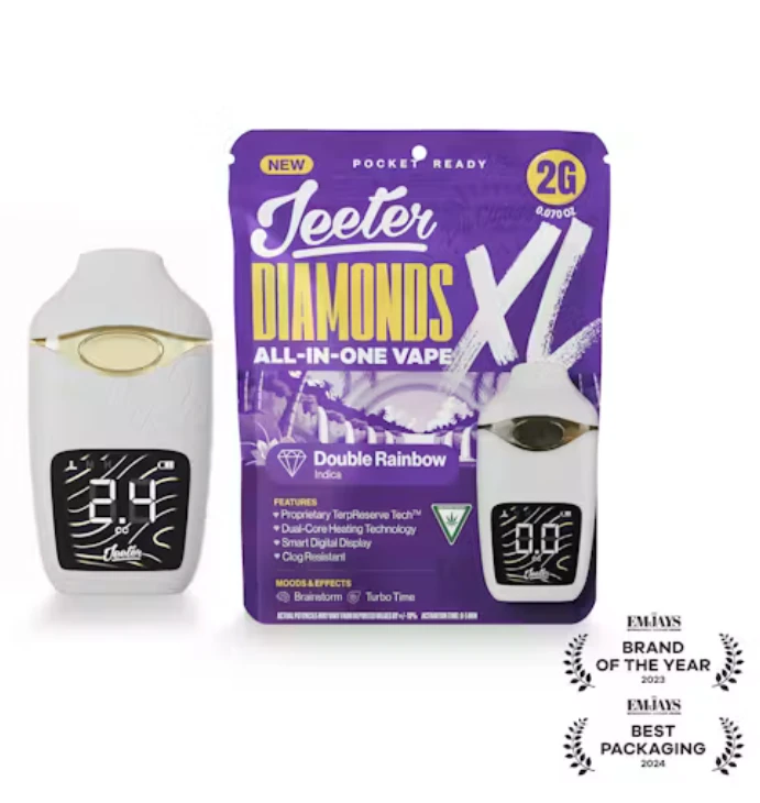 Jeeter - Double Rainbow 2g Premium Diamonds AIO Vape - Indica l Jeeter Main Image