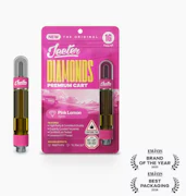 Pink Lemon 1g Premium Diamonds Vape Cartridge - Hybrid l Jeeter