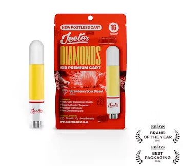 Jeeter - Strawberry Sour Diesel 1g Premium Diamonds Vape Cartridge - Sativa l Jeeter Main Image