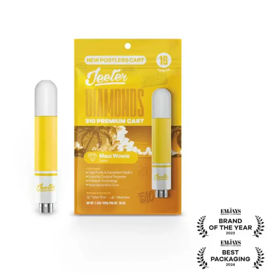 Jeeter - Maui Wowie 1g Premium Diamonds Vape Cartridge - Sativa l Jeeter Main Image
