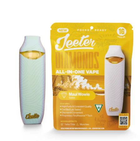 Jeeter - Maui Wowie 1g Premium Diamonds AIO Vape - Sativa l Jeeter Main Image
