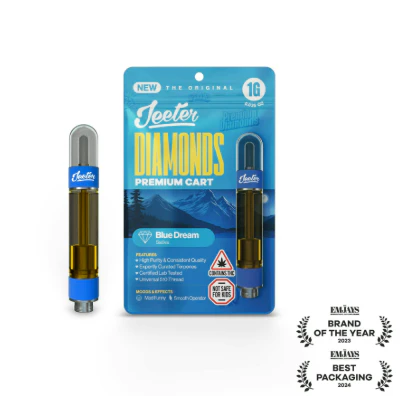 Jeeter - Blue Dream 1g Premium Diamonds Vape Cartridge - Sativa Main Image