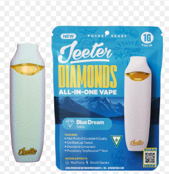 Jeeter - Blue Dream 1g Premium Diamonds AIO Vape - Sativa l Jeeter Main Image