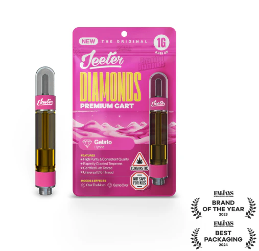 Jeeter - Gelato 1g Premium Diamonds Vape Cartridge - Hybrid l Jeeter Main Image