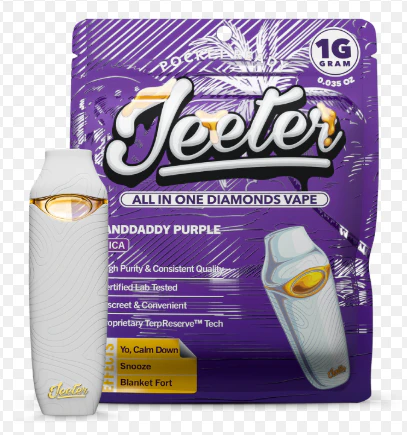 Jeeter - Granddaddy Purp 1g Premium Diamonds AIO Vape - Indica l Jeeter Main Image