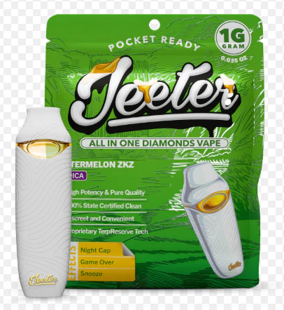 Jeeter - Watermelon ZKZ 1g Premium Diamonds AIO Vape - Indica l Jeeter Main Image