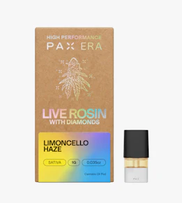 PAX | Vape Pens | Pods | Live Rosin With Diamonds - Limoncello Haze | 1g