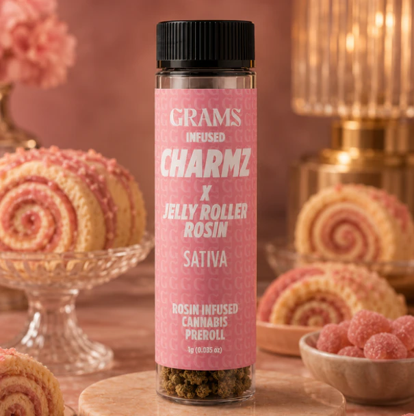 Grams - Grams | Charmz x Jelly Roller Rosin | Infused 1G preroll Main Image