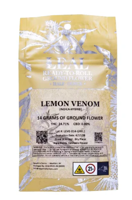 Leal - Lemon Venom 14g Ground Flower - Hybrid | Leal Main Image